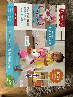 Buy Fisher Price - Bounce And Spin Unicorn • 40£