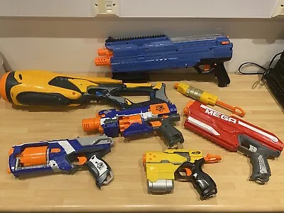 Buy Nerf Bundle X6. Rival, Dart Tag, Magnus, Stockade, Strongarm. Used Condition. • 24.99£
