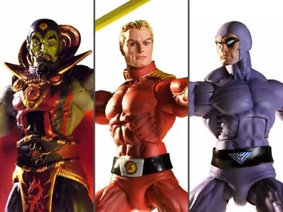 Buy Defenders Of The Earth Flash Gordon The Phantom Ming Set 3 Action Figures NECA • 136.21£