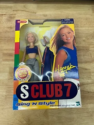 Buy S Club 7 Sing N Style Hannah Doll Hasbro NEW • 19.99£