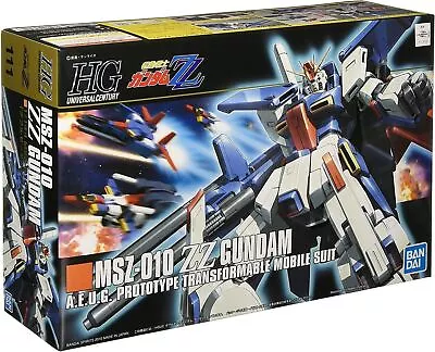 Buy Bandai 1/144 HGUC MSZ-010 ZZ Gundam Gunpla Model Kit • 29.99£