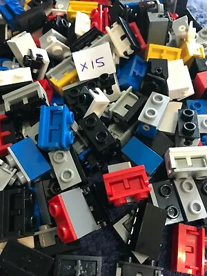 Buy LEGO 15 X Technic Hinge Brick 2x1 Base With 2x1 Top Plate Various Random Colours • 1.79£