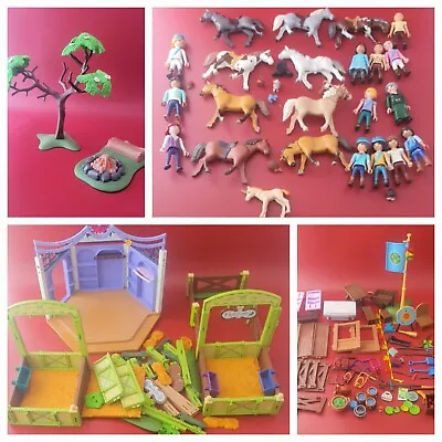 Buy Job Lot Of Playmobil Toy Pieces Figures Stables Horses Camping. See All Pictures • 9.99£