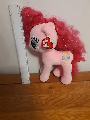 Buy TY 2015 Sparkle Pinkie Pie My LIttle Pony Plush Soft Toy 10  • 4.99£
