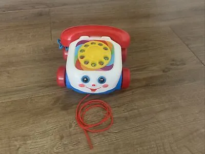 Buy Fisher Price Chatter Phone Pull Along Toy Telephone Moving Eyes • 5£