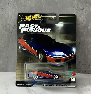 Buy Hot Wheels 2024 Premium Fast And Furious Nissan Silvia S15 • 13.99£