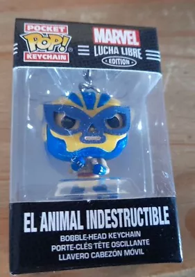 Buy Funko! Pop Keychain Marvel Lucha Libre Edition El Animal Indestructible  • 4.99£