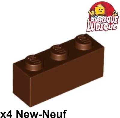 Buy LEGO 4x Brick Brick 1x3 3x1 Brown/Reddish Brown 3622 NEW • 1.32£