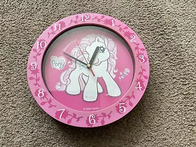 Buy 2006 My Little Pony Desert Rose Wall Clock • 25£