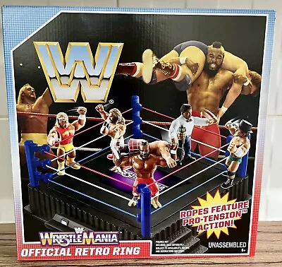 Buy WWF/WWE Wrestlemania Official Retro Ring Mattel Creations • 32£
