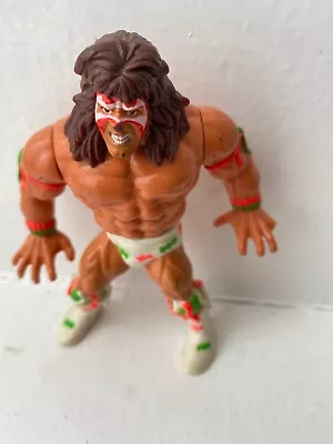 Buy Wwe The Ultimate Warrior Hasbro Wrestling Action Figure Wwf Series 2 Good Cond • 7.99£