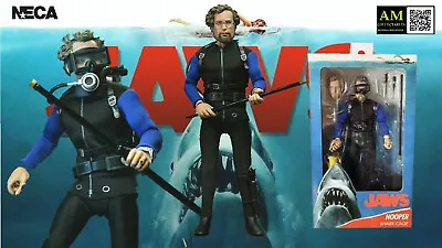 Buy NECA Jaws  Der White Shark  Matte Hooper Cage  Clothed Figure New/Boxed • 61.88£