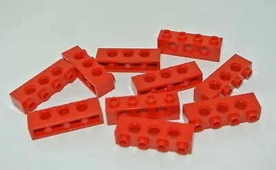 Buy LEGO Technic: 10x Brick 1 X 4 Hole - Ref 3701 Red - Set 8839 952 8860 60110 • 3.08£