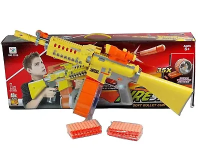 Buy NERF Bullet Soft Dart Gun REAL Laser Sniper PRIME Cops Robber Battery Power Toy • 32.05£