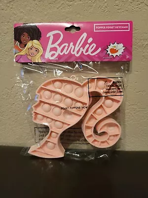 Buy Barbie Head Shaped Pop It Keychain Fidget Toys, Light Pink New In Package • 8.67£