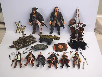Buy Pirates Of The Caribbean Figures (Zizzle) Bundle Job Lot - 7  & 4  + Accessories • 29.99£