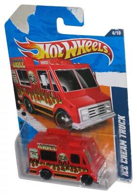 Buy Hot Wheels HW City Works '11 4/10 Red Ice Cream Truck 174/244 - (Damaged Card) • 13.93£