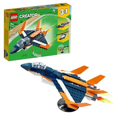 Buy Lego Creator 31126 Supersonic Jet Age 7+ 215pcs • 17.95£
