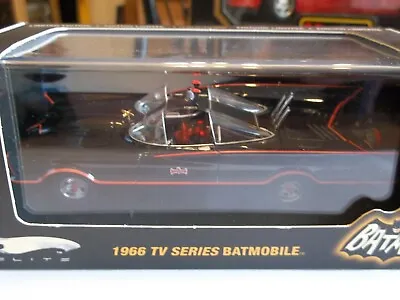Buy Hot Wheels Elite R1795 Batman Batmobile 1966 TV Series Batmobile VERY RARE 1/43 • 189£