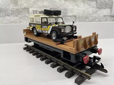Buy Playmobil Train Freight Wagon 4104 With Land Rover & Box • 125£
