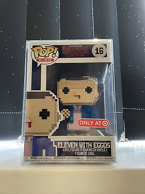 Buy Funko Pop! Stranger Things 8bit Eleven With Eggos (16) With Protector • 14.99£