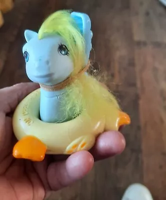 Buy My Little Pony G1 Baby Sea Pony Tiny Bubbles Float And Brush Vintage HASBRO 1984 • 10£