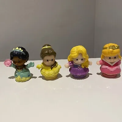 Buy Fisher Price Little People Disney Princess Bundle Set  X 4 Rapunzel Belle Tiana • 9.90£