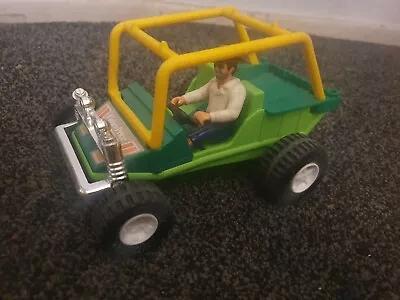 Buy Fisher-price Adventure People Dune Buster Buggy Driver Cowboy 1978 • 30£