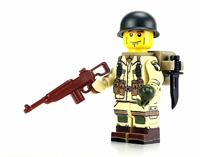 Buy Army WW2 101st Airborne Paratrooper Minifig Made W/ Real LEGO® Minfigure • 19.29£