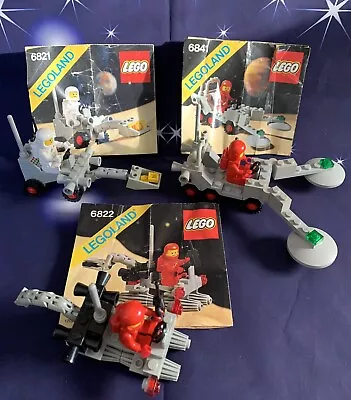 Buy Vintage Lego Space Set 6822, 6821, 6841 With Instructions 🌔🪐 • 19.99£