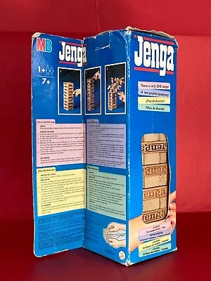 Buy Jenga - Wooden Block Tower Game - Hasbro Games 1996 - MB Games • 10.49£