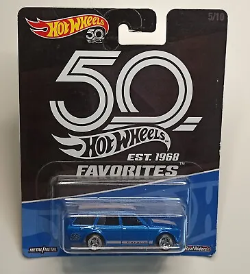 Buy Hot Wheels 50th Anniversary Favorites  '71 Datsun Bluebird 510 Wagon Real Riders • 17.90£