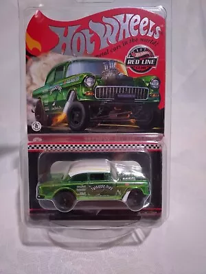 Buy Hot Wheels RLC Exclusive '55 Chevy Bel Air Gasser Triassic-Five Green HGW21 • 38£