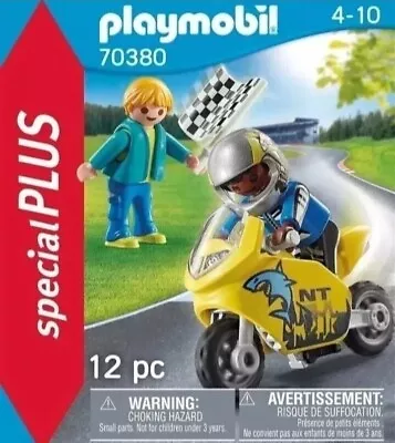 Buy Playmobil 70380 Special Plus Boys With Motorcycle Toy Playset Motorbike Bikes* • 9.95£