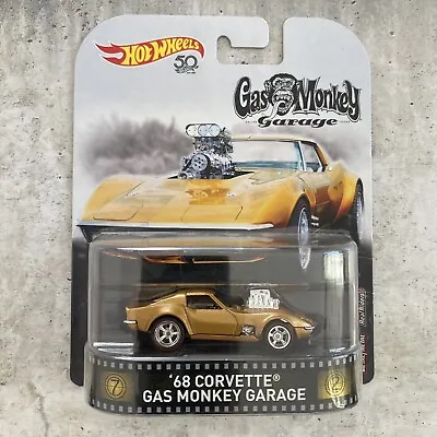 Buy Hot Wheels ‘68 Corvette, Retro Entertainment, Gas Monkey Garage On Real Riders. • 16.50£