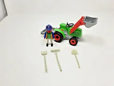 Buy Playmobil 4143 Farmer's Tractor With Farmer - Incomplete - Spares Or Repairs • 6£