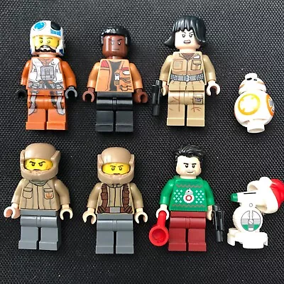 Buy LEGO Star Wars Sequels Minifigure Bundle / Lot | Finn Poe Rose BB8 Snap Wexley • 15.99£