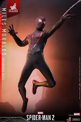 Buy 1/6 Hot Toys Vgm55 Spider-man 2 Miles Morales Upgraded Suit Action Figure • 394.99£