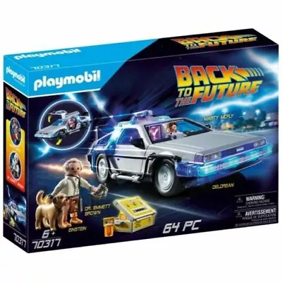 Buy Playmobil Back To The Future DeLorean 70317 64pc Lights & Figures Playmobil Set • 79.99£