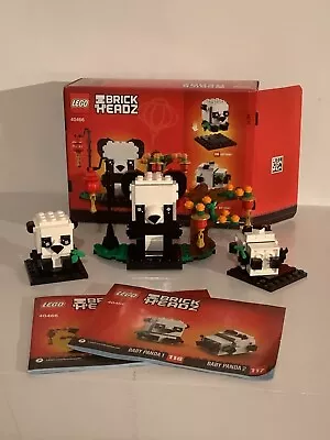 Buy LEGO BRICKHEADZ: Chinese New Year Pandas (Set 40466),  100% Complete With Box • 10£