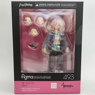 Buy FIGMA 493 Rider Of   Black   Casual See Astolfo Fate Apocrypha Max Factory Figure • 113.47£