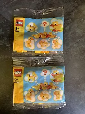 Buy 2X LEGO Creator Build Your Own Animals Polybag BRAND NEW UNOPENED GENUINE • 3£