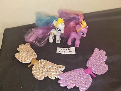 Buy Hasbro My Little Pony Princesses Celestia & Twilight Sparkle With Fabric Wings • 5£