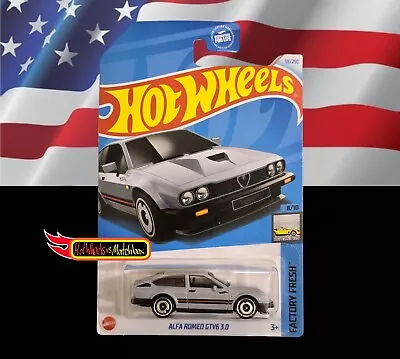 Buy Hot Wheels ALFA ROMEO GTV6 3.0 FACTORY FRESH US CARD D CASE 2024 • 3.49£