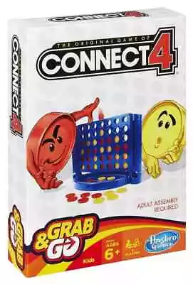Buy Hasbro Connect 4 Four Travel Version Grab & Go Classic Family Game NEW 2 Player • 8.76£