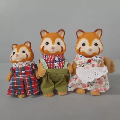 Buy Sylvanian Families Red Panda Family 3 Pcs Set Epoch Figures Cute  -FPL -CP  • 24.99£