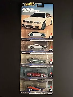 Buy Hot Wheels Fast And Furious 2024 Mix 2 Full Set Nissan /Toyota /Ford/ BMW. New. • 39.99£