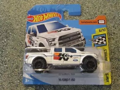 Buy Hot Wheels 2018 #203/365 2015 FORD F-150 White HW Speed Graphics  K&N Filters  • 3.78£