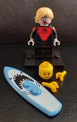 Buy Genuine-LEGO-Custom Zombie Pro Surfer CMF(71018)(Series 17+Orig Head/Hands(New) • 9.99£