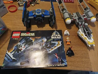 Buy LEGO Star Wars:TIE Fighter & Y-wing (7150) Complete Set With Instructions No Box • 80£